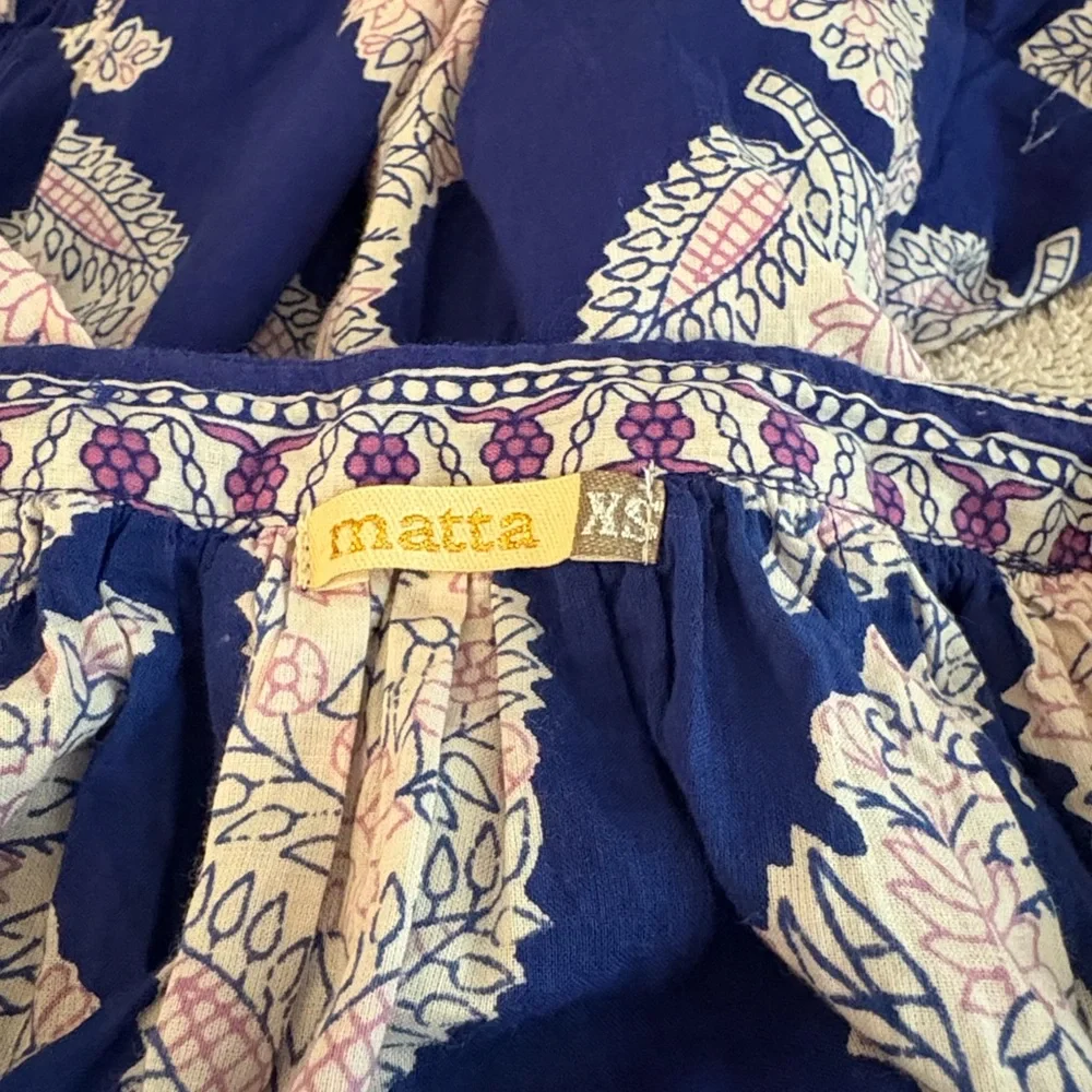 Matta NY beautiful Katia Dal tiered midi dress with great pockets - Picture 15 of 16